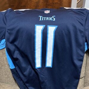 NFL Titans AJ Brown Jersey in Navy Blue